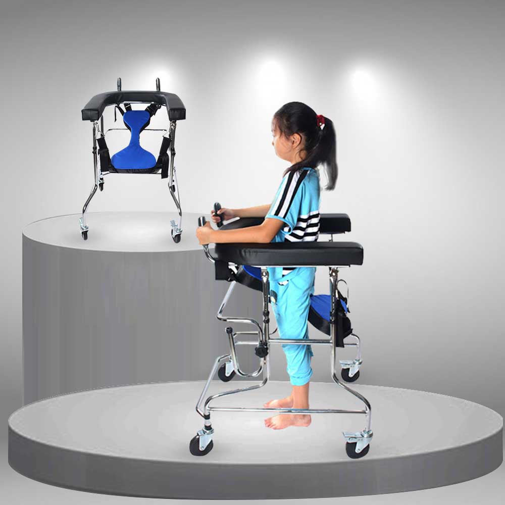 What are the features of the imported mobility aid frame for functional recovery and walking?